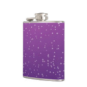 Grafiek Soda met kleine belletjes Achtergrond Art Heupfles (Links)