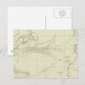 Grafiek van de Atlantische Oceaan Briefkaart (Voorkant / Achterkant)