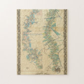 Grafiek van de benedenloop van de Mississippi Legpuzzel (Verticaal)