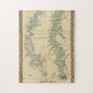 Grafiek van de benedenloop van de Mississippi Legpuzzel