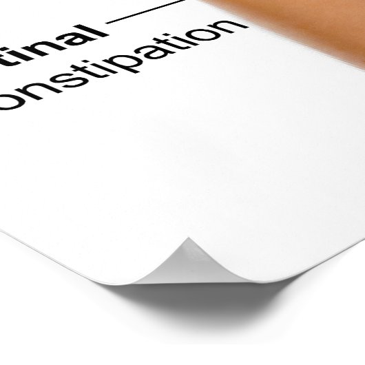 Grafiek van de bijwerkingen van Opioïd Hydrocodon Poster (Hoek)