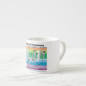 Grafiek van de evolutie van dinosaurussen espresso kop (Voorkant rechts)