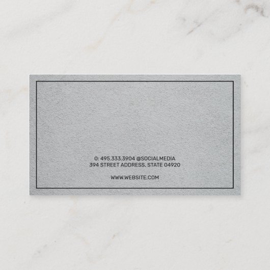 grafiek van de financiële staaf | voorraadanalyse visitekaartje (Achterkant)