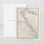 Grafiek van de gebiedskaart van het Great Barrier Briefkaart (Voorkant / Achterkant)