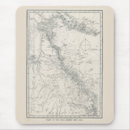 Grafiek van de gebiedskaart van het Great Barrier  Muismat