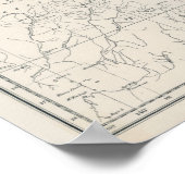 Grafiek van de gebiedskaart van het Great Barrier Poster (Hoek)