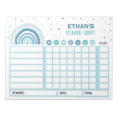 Grafiek van de Grafiek van de Reward Rainbow Perso Notitieblok (Voorkant)