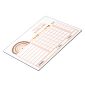 Grafiek van de Grafiek van de Reward Rainbow Perso Notitieblok (Schuin)