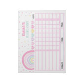 Grafiek van de Grafiek van de Reward Rainbow Perso Notitieblok (Linkerzijde)