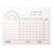 Grafiek van de Grafiek van de Reward Rainbow Perso Notitieblok (Voorkant)