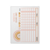 Grafiek van de Grafiek van de Reward Rainbow Perso Notitieblok (Linkerzijde)