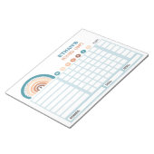 Grafiek van de Grafiek van de Reward Rainbow Perso Notitieblok (Schuin)