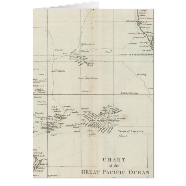 Grafiek van de Grote Oceaan (Voorkant)