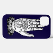 Grafiek van de handlijnkunde, 1885 Case-Mate iPhone case (Achterkant (horizontaal))
