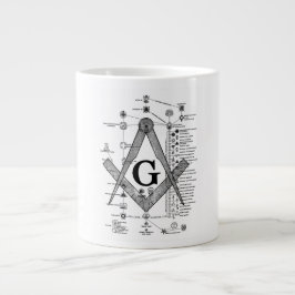 Grafiek van de Masonic Degrees Grote Koffiekop