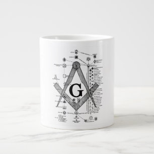 Grafiek van de Masonic Degrees Grote Koffiekop