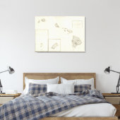 Grafiek van de Sandwich-eilanden Canvas Afdruk (Insitu (Slaapkamer))