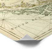 Grafiek van de sterren van Magellan Poster (Hoek)