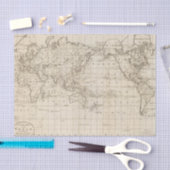 Grafiek van de wereld tissuepapier (Craft)