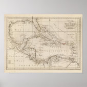 Grafiek van de West Indies Poster (Voorkant)