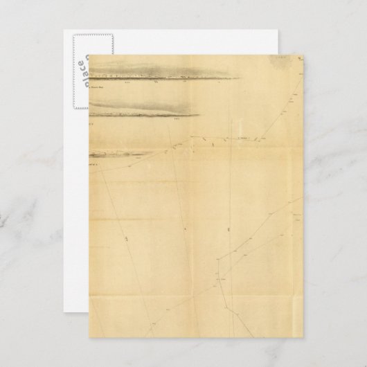 Grafiek van het Zuidpoolgebied Briefkaart (Voorkant / Achterkant)