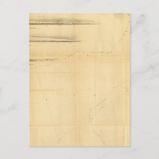 Grafiek van het Zuidpoolgebied Briefkaart (Voorkant)