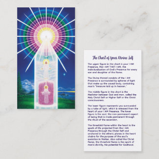 Grafiek van je Goddelijke Zelf Visitekaartje