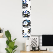 Grafiek van politie groei poster (Thuiskantoor)