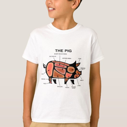Grafiek Varkensputcher T-shirt (Voorkant)