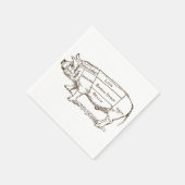 Grafiek Varkensslager (3) Servet (Hoek)