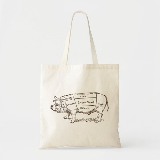 Grafiek Varkensslager (3) Tote Bag (Voorkant)