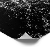 GRAFIEK VOOR BROKEN EN Wit-BEELDSCHERM Poster (Hoek)