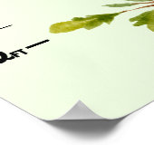 Grafiek voor de groei van bossen poster (Hoek)