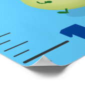 Grafiek voor de groei van cartoon van frituurde no poster (Hoek)