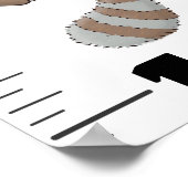 Grafiek voor de groei van cartoon van grappige die poster (Hoek)