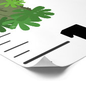 Grafiek voor de groei van cartoon van grappige die poster (Hoek)