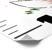 Grafiek voor de groei van cartoon van grappige die poster (Hoek)