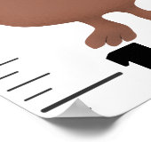 Grafiek voor de groei van cartoon van grappige die poster (Hoek)