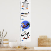 Grafiek voor de groei van cartoon van grappige vog poster (Keuken)