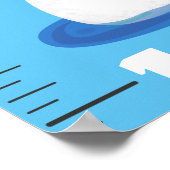 Grafiek voor de groei van cartoon van grappige vog poster (Hoek)