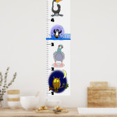 Grafiek voor de groei van cartoon van grappige vog poster (Keuken)