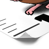 Grafiek voor de groei van cartoons van grappige kn poster (Hoek)