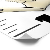 Grafiek voor de groei van cartoons van grappige kn poster (Hoek)