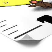 Grafiek voor de groei van cartoons van grappige kn poster (Hoek)