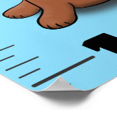 Grafiek voor de groei van cartoons van grappige la poster (Hoek)