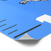 Grafiek voor de groei van cartoons van grappige la poster (Hoek)