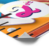 Grafiek voor de groei van de Pinball Machine. Poster (Hoek)