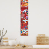 Grafiek voor de groei van de Pinball Machine. Poster (Keuken)