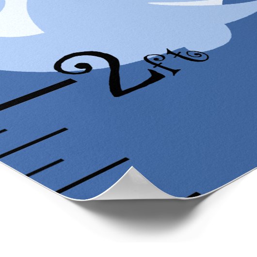 Grafiek voor de groei van hoy Mate/Sailboat/Whale Poster (Hoek)