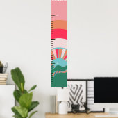 Grafiek voor de groei van kleine meisjes in het kl poster (Thuiskantoor)